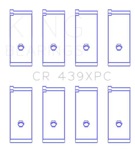 King Engine Bearings Honda B18A1/B18B1 (Size .026) pMaxKote Performance Rod Bearing Set