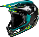 Fly Racing Yth Rayce Repeat Bicycle Helmet for Youth - Black, Teal, Hi-Vis, Size Medium