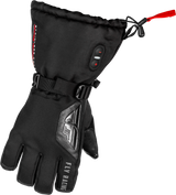 Fly Racing Ignitor Heated Gloves Black for ATV, Snowmobile, Motorcycle with 3-Level Heat Control and Touch Screen Compatibility