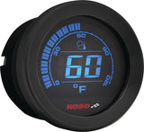 KOSO Digital Gauge Cluster with 4-inch Speedometer and Tachometer for Harley-Davidson FLHTC and FLHTCU (2004-2013)