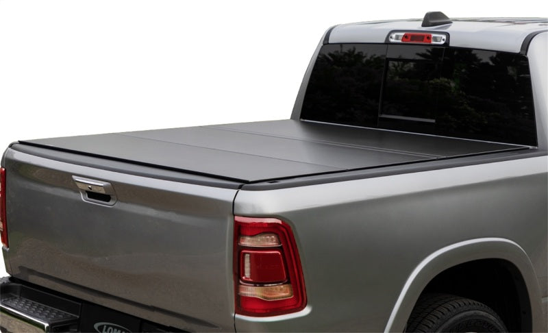 Access LOMAX Tri-Fold Hard Tonneau Cover for 2019-2020 Ram 1500 5' 7" Bed – Black