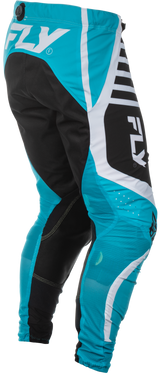Fly Racing Lite Pants Blue/White/Black Size 28 – Lightweight Motorcycle Riding Pants with Mesh Panels and BOA® Fit System for Men and Women
