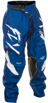 Fly Racing Kinetic Stoke Pant for Motocross - Navy/White, Size 24 - Compatible with Honda CRF250R, Kawasaki KX250, Yamaha YZ250F, Suzuki RM-Z250, KTM SX250