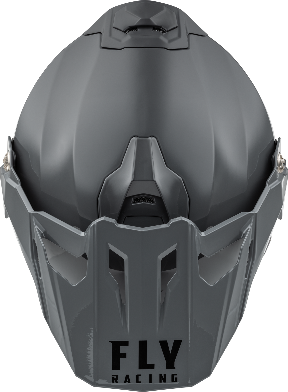 Fly Racing Trekker CW Solid Helmet with Electric Shield in Grey – Small, Fits ATV, Motocross, and Off-Road Vehicles