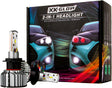 XK GLOW RGB H4 LED Bulb Kit - 2-in-1 App-Controlled RGB Headlights with Music Sync for Cars and Trucks