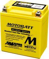 Motobatt MBTX7U Sealed AGM Battery for Motorcycle, ATV, and Powersports Vehicles