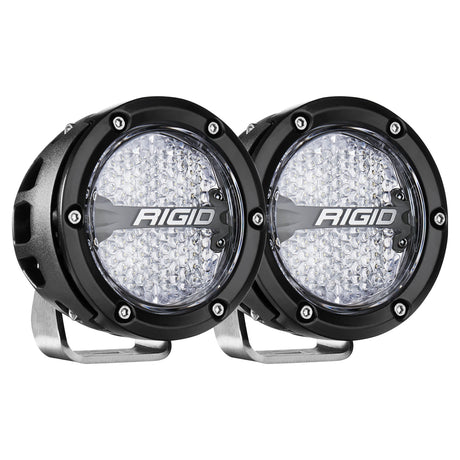 RIGID 36400 360 Series 4-inch Diffused RGB/2 RGBW LED Light Cover for Jeep Wrangler, Ford F-150, Chevrolet Silverado