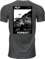 Fly Racing Fly Freeride Tee Grey Small - Comfortable Crew Neck T-Shirt for Motocross and Off-Road Vehicles