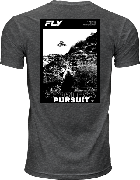 Fly Racing Fly Freeride Tee Grey Small - Comfortable Crew Neck T-Shirt for Motocross and Off-Road Vehicles