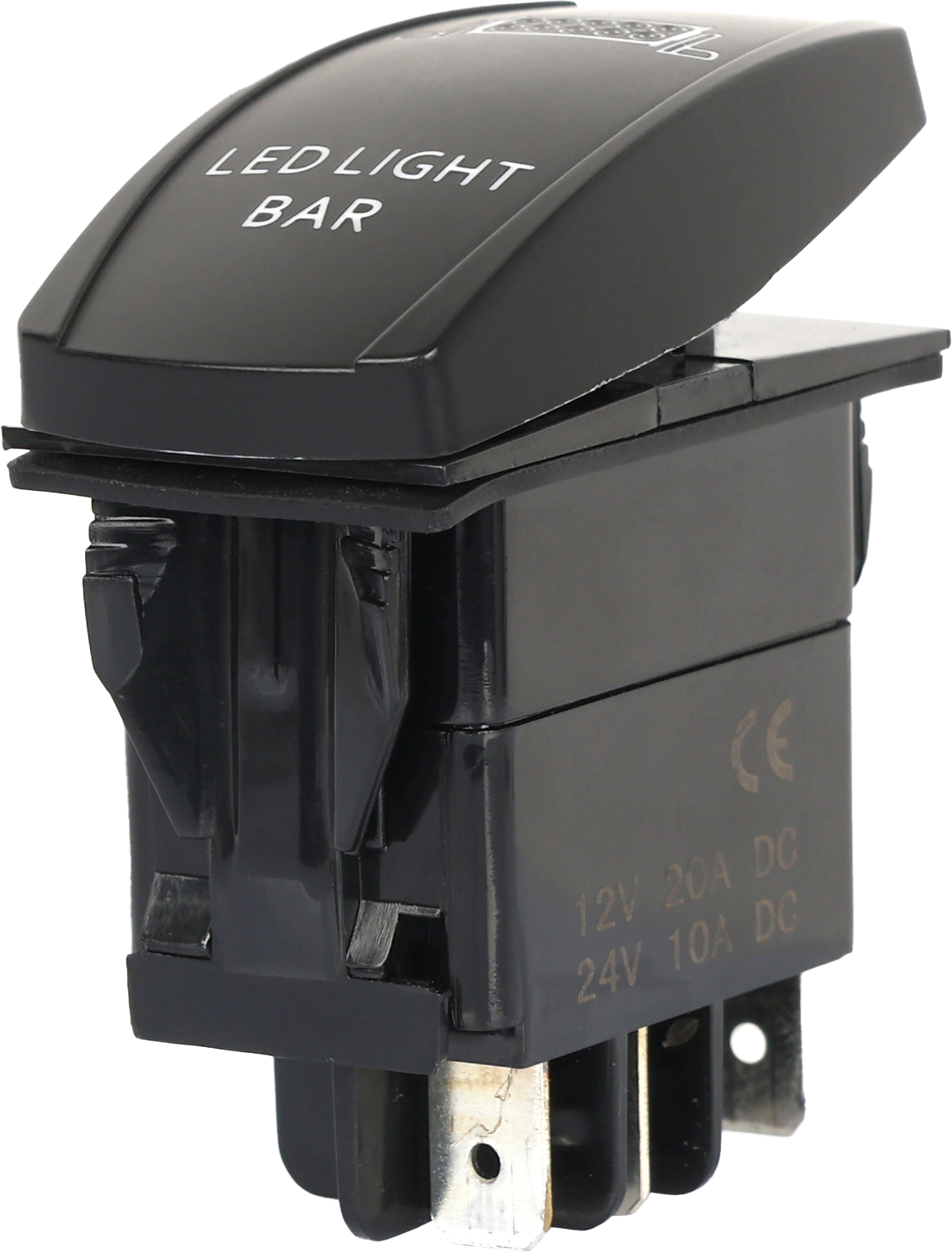 Open Trail SM106-007 Light Bar LED Switch Pro Backlit for Jeep Wrangler, Toyota Tacoma, Ford F-150