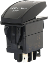 Open Trail SM106-007 Light Bar LED Switch Pro Backlit for Jeep Wrangler, Toyota Tacoma, Ford F-150