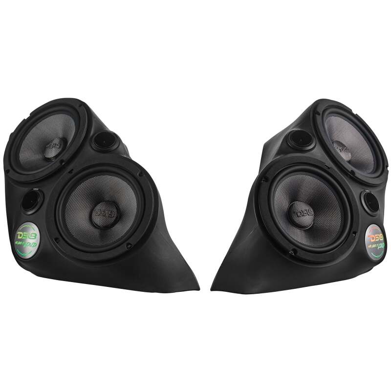 DS18 SLG-F82 Front Fender Dual 8-inch Speaker Enclosure with LED for Polaris Slingshot 2015+