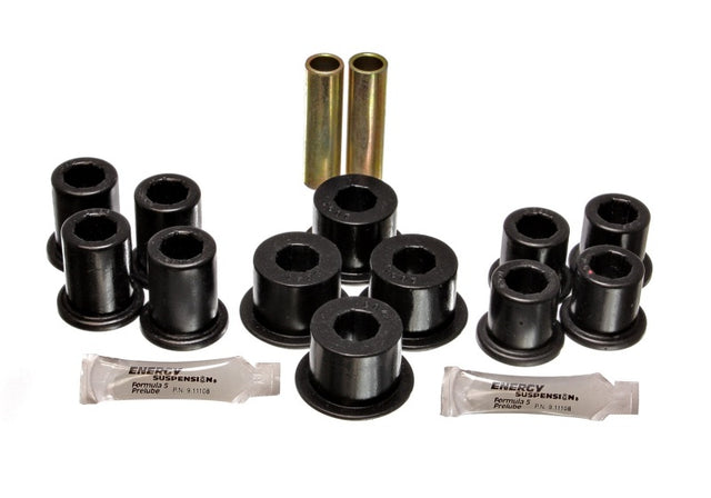 Energy Suspension 8.2107G Rear Leaf Spring Bushing Set for 1991-1994 Toyota Pickup 2WD – Black Performance Polyurethane