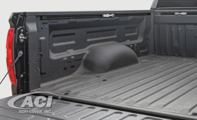 Access LOMAX Tri-Fold Hard Tonneau Cover for 2022-2023 Toyota Tundra 5' 6" Bed with Deck Rail, Urethane Finish
