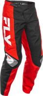 Fly Racing F 16 Pants for Motocross - California/Nevada Black/Red/White Size 38