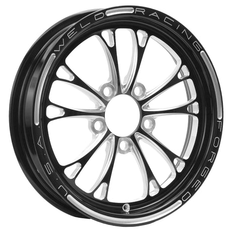 Weld V-Series 15x3.5 Inch Black Drag Wheel Part #84B-15202