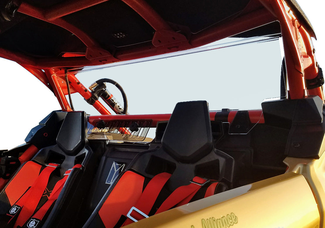 SPIKE 77-2300V-R Rear Windshield with Vent for 2017 Can-Am Maverick X3 Turbo R, XDS Turbo R, XRS Turbo R