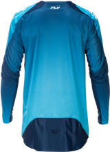 Fly Racing Evolution DST Jersey Blue/White for Mountain Bikes and Road Cycling, XL