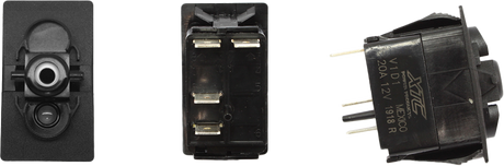 XTC Power Products SW12-NB000000 Dash Switch Body Momentary Blue Bottom for UTVs and Off-Road Vehicles
