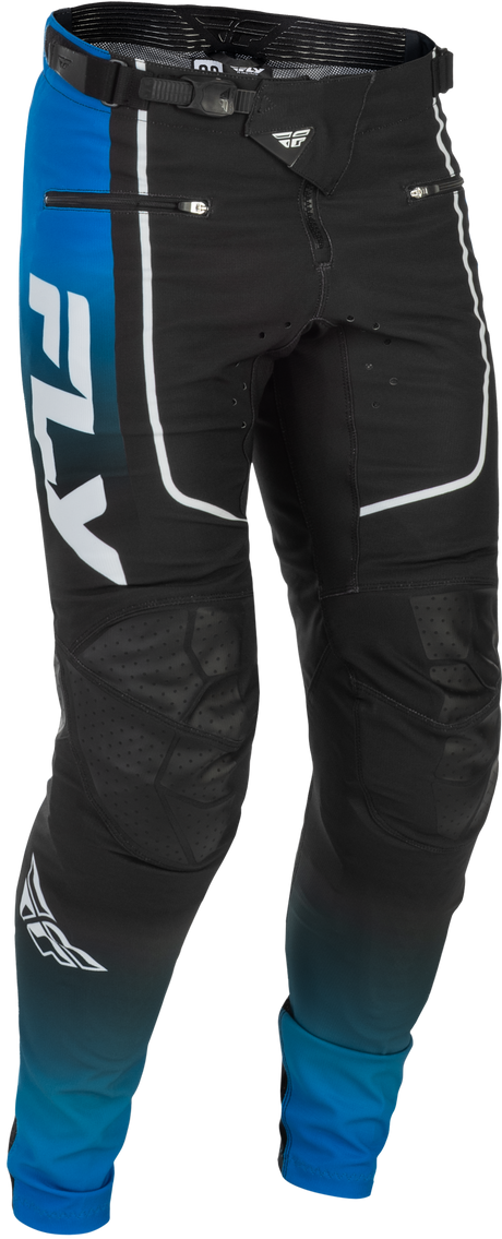 Fly Racing Rayce Bicycle Pants for BMX/MTB - Size 32, Blue/Black/White