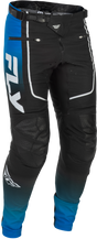 Fly Racing Rayce Bicycle Pants for BMX and MTB, Size 30 - Blue/Black/White