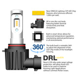 Oracle H11 - VSeries LED Headlight Bulb Conversion Kit - 6000K