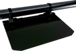 AXIA MODNDSVB-BK 12 x 8 Inch Narrow Mount Sun Visor with Solid Black Shield for Off-Road Vehicles