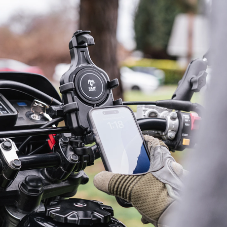 RAM Quick Grip Pro Horizontal Bar Phone Mount with Vibe Safe Short – Compatible with Ford F-150, Chevrolet Silverado, Dodge Ram, Toyota Tacoma, and more
