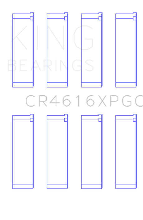 King Engine Bearings Subaru FA20 pMaxKote Performance Rod Bearing Set - Size STDX