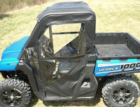Seizmik Soft Full Doors for CF-MOTO UForce 1000 Series – Waterproof Enclosure with Roll-Up Windows and Easy Installation