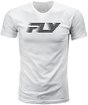 Fly Racing Fly Fast Tee White Medium – Premium Crew Neck T-Shirt for Motorcycles and Off-Road Vehicles