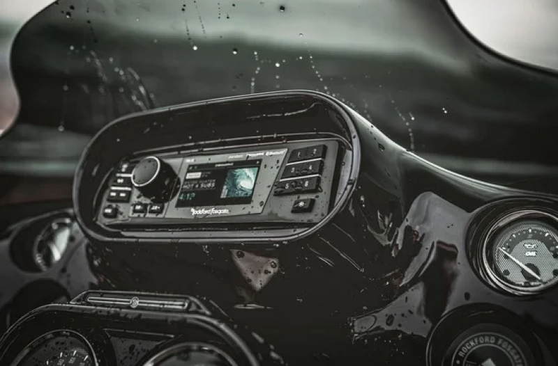 Rockford Fosgate PMX-HD9813 Digital Media Receiver for 1998-2013 Harley-Davidson Motorcycles