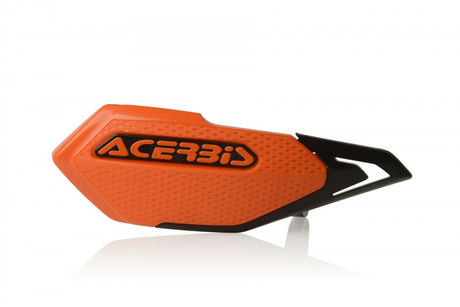 Acerbis X-Elite Handguard for E-Bikes, Mountain Bikes, and Mini Dirt Bikes - Orange/Black