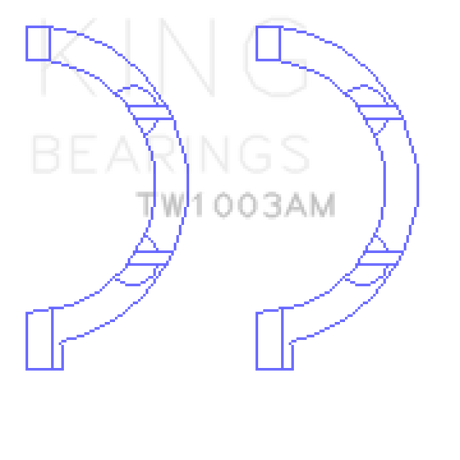King Engine Bearings Chrysler 345/370 OHV Hemi Thrust Washer Set