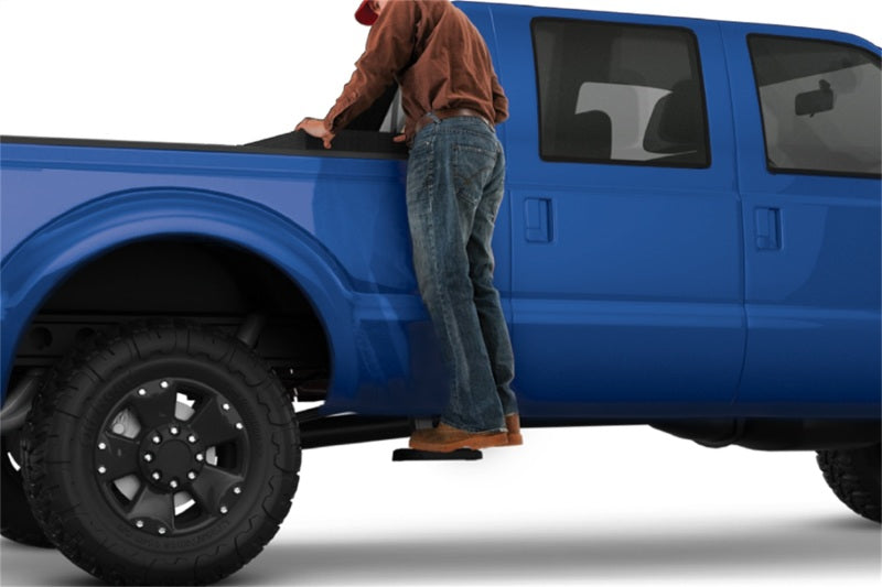 AMP Research BedStep2 Side Step for 2019-2024 Ram 1500 – Black, Part Number 75414-01A