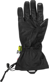 Fly Racing Title Gauntlet Gloves Black/Hi Vis XL – Cold Weather Motocross Riding Gloves with Waterproof and Breathable Technology