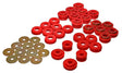 Energy Suspension Chevrolet 4 Door Red Body Mounts (Part #3.4136R) – Fits Chevrolet Impala and Caprice 1993-1996