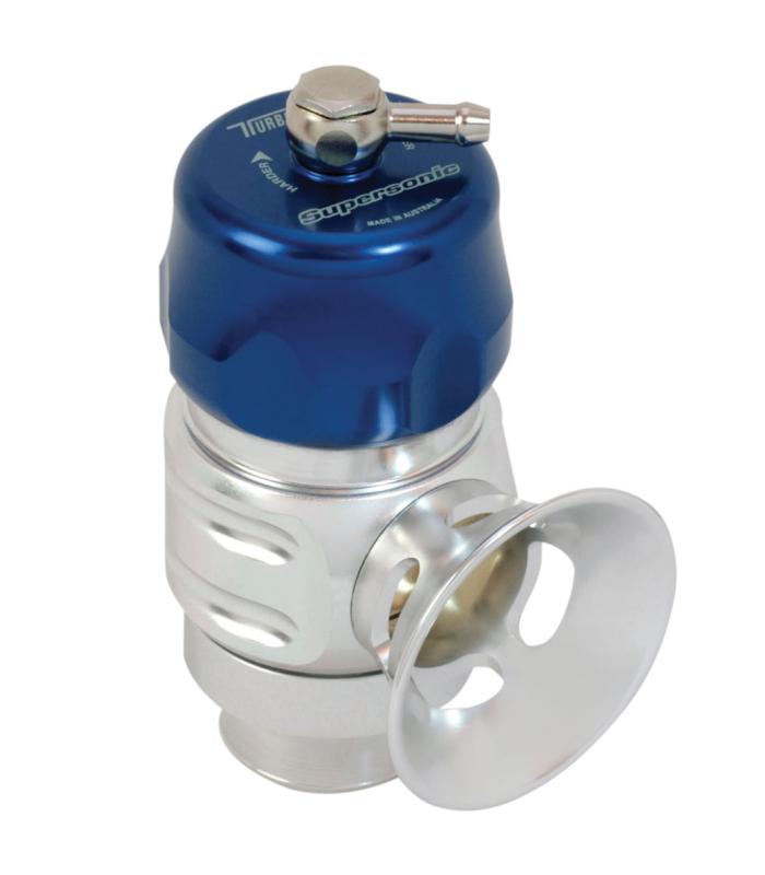 Turbosmart Supersonic Uni Blue Blow-Off Valve – High-Performance Atmospheric BOV for Racing and Enthusiast Vehicles