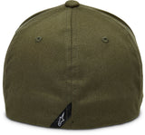 Alpinestars Hardy Hat Military Small/Medium - Structured Curved Bill Cap with Stretch Twill