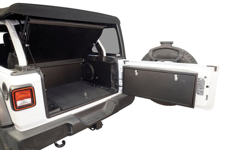 Tuffy Products Deluxe Cargo Enclosure for Jeep Wrangler JL with OEM Subwoofer (Part Number 351-01)