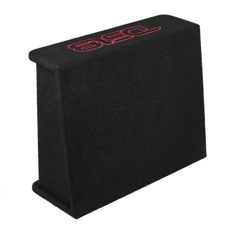 DS18 SB12A 12-Inch Shallow Subwoofer with Enclosure and 350W RMS Amplified System for Car Audio
