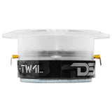 DS18 PRO-TW1L 3.8-inch Super Bullet Tweeter with RGB LED Lights, 120 Watts RMS, 1-inch Aluminum Voice Coil, 4 Ohm, Pair for Car Audio Systems