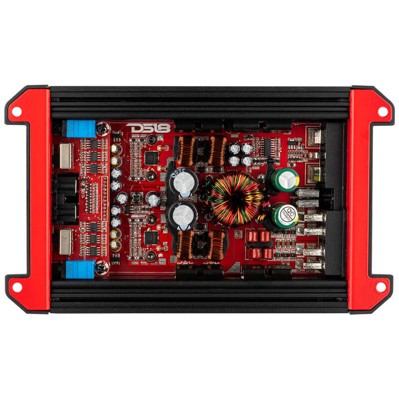 DS18 G1000.4D 4-Channel Car Amplifier – 4 x 150 Watts RMS at 2 Ohm, Fits Most Vehicles