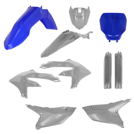 Acerbis 2024 Yamaha YZ250F / 2023+ YX450F/FX Full Plastic Kit with Tank Cover - Blue/Gray
