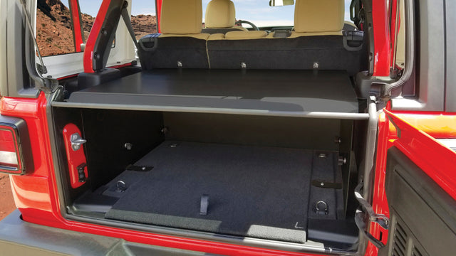 Tuffy Products Deluxe Security Deck Enclosure for Jeep Wrangler JL 2018-2024 (Part #345-01)