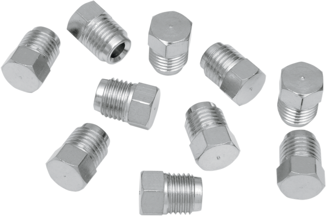 Drag Specialties Brake Line T-Junction Plugs Part Number 72786 for Harley-Davidson Motorcycles