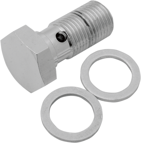 Drag Specialties Banjo Bolt - 7/16-24 for Harley-Davidson Big Twin and XL Models