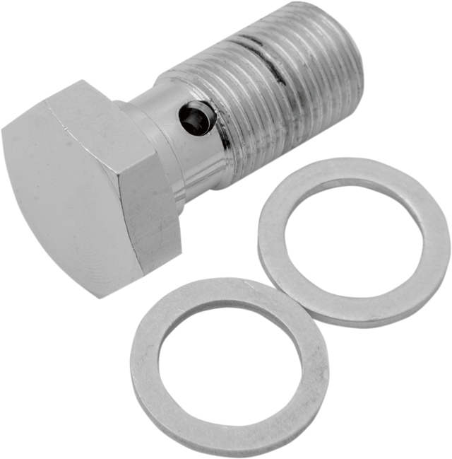 Drag Specialties Banjo Bolt - 7/16-24 for Harley-Davidson Big Twin and XL Models