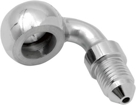 Drag Specialties Banjo Fitting - 3/8 inch 90 Degree - Part 151 for Harley Davidson and Custom Motorcycles