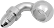 Drag Specialties Banjo Fitting - 7/16 inch - 90 Degree by Drag Specialties (Part 154) for Harley Davidson and Cruiser Motorcycles